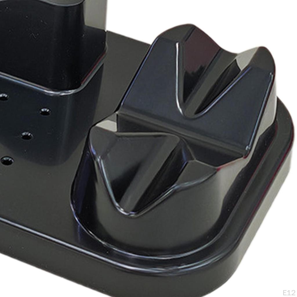 Органайзер для шлифовки и полировки ногтей с 20 отверстиями, держатель для маникюрных инструментов, большая емкость