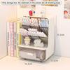 Large Capacity Slanted Pen Container Desk Stationery Storage Box School Office Multifunctional Desktop Sundry Storage Rack