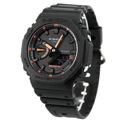 G-Shock GA-2100-1A4DR Аналого-цифровые часы Черный Карбоновый сердечник 200м Мужские