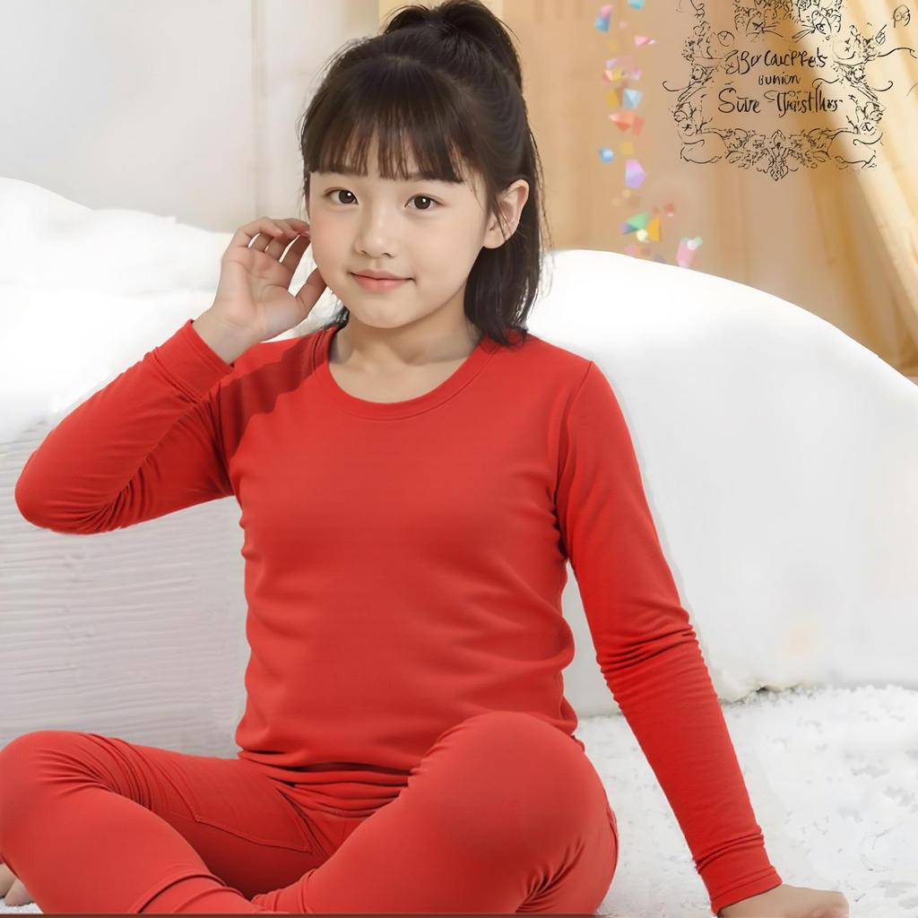 Уютное двустороннее утолщенное нижнее белье для детей и подростков