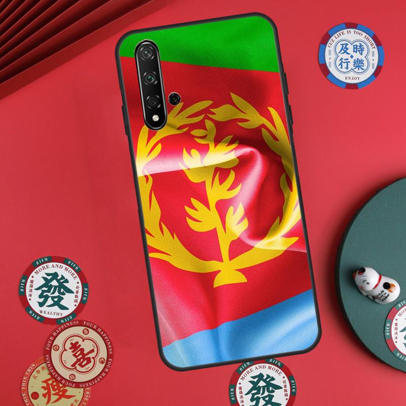 Флаг Эритреи Для Huawei Nova 11i 8i 12i 12s 9 10 SE Y60 Y70 Y90 Y72 Y73 Y61 Y91 P60 Pro P30 P40 Lite Чехол