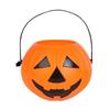 Halloween Pumpkin Jar Halloween Decoration Pumpkin Bucket With Lid Triangular Eyes Pumpkin Jar Pumpkin Lanterny