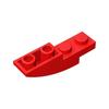 Трансграничные строительные блоки, совместимые с Lego: 1x4x1 Поверхность с обратным изгибом, Мелкие частицы, Минимальный заказ 50 г