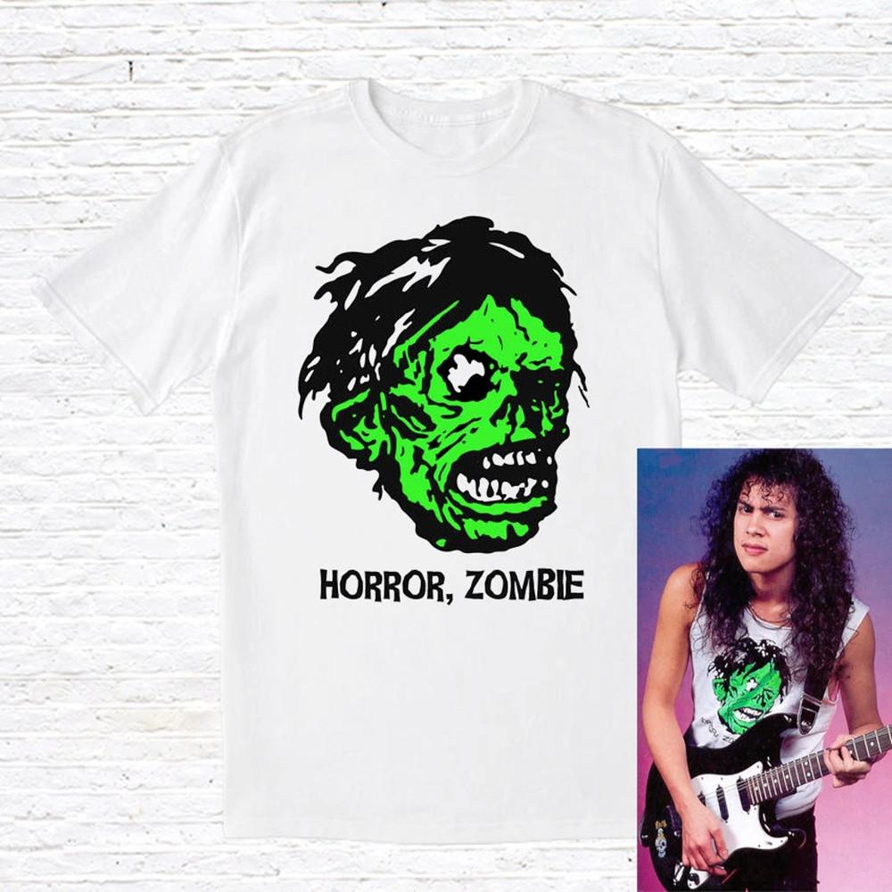 Horror, Zombie T-Shirt (Worn by Kirk Hammett), Unisex T-Shirt S-5XL Unisex T-Shirt