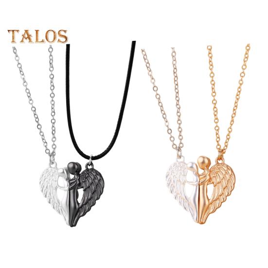 1 пара парных ожерелий для женщин и мужчин, подвеска для объятий, любовь, объятия, парное ожерелье, ювелирные изделия, подарок на годовщину