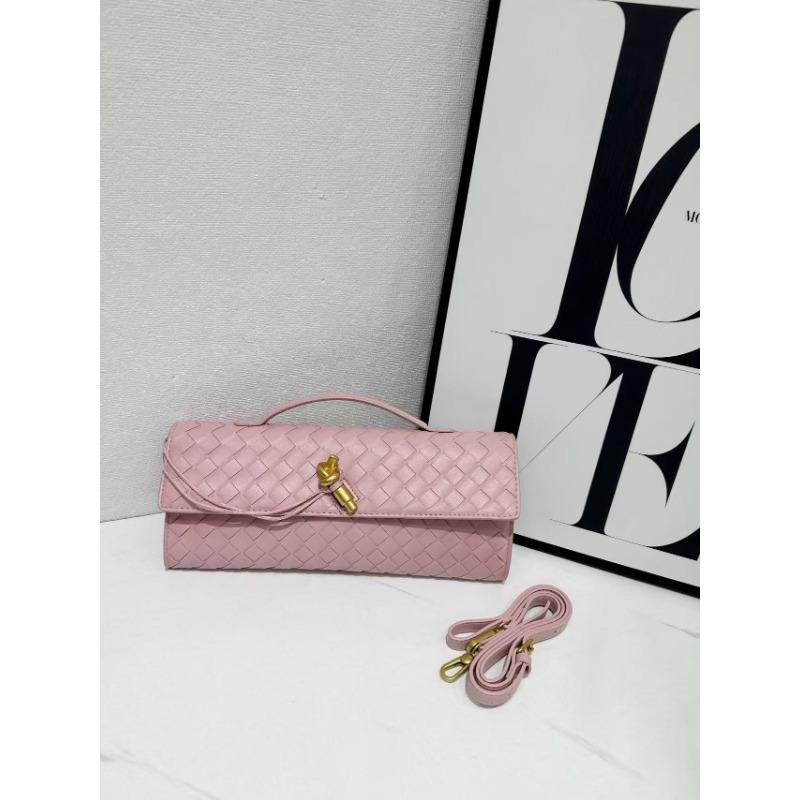 Hand-woven Bag, Hardware Lock, Dinner Bag, High-end Shoulder Bag, Women's Underarm Clutch Bag