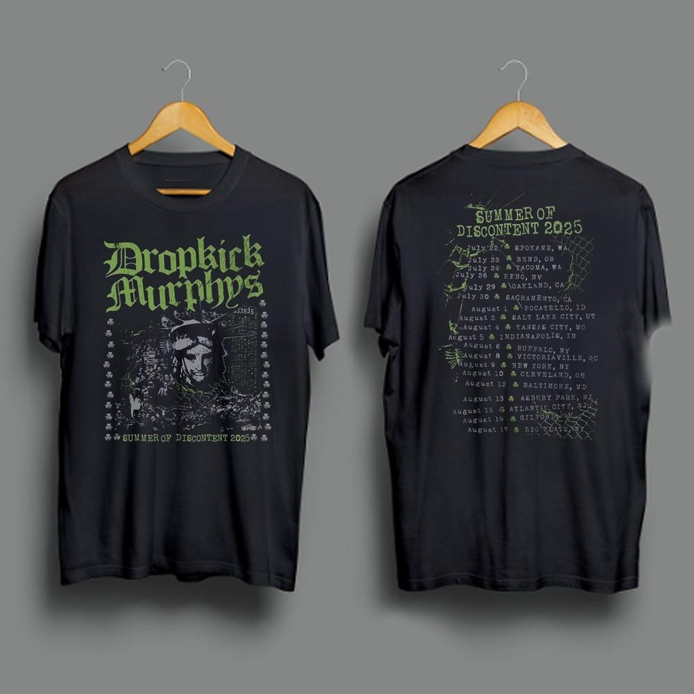 Футболка Dropkick Murphys Summer Of Discontent Tour 2025 Унисекс