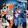 Аниме Кугисаки Нобара JUJUSU Мягкий чехол для телефона для iPhone 16 16E 17 Air 15 Pro Max 14 Plus 13 Mini 11 12 7 Черный чехол Задняя крышка