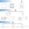 BSEED Матовые Пластиковые Рамки EU/Французская Настенная Розетка Тип-c USB Розетки Питания Механические Кнопочные Выключатели Только Функциональные Части