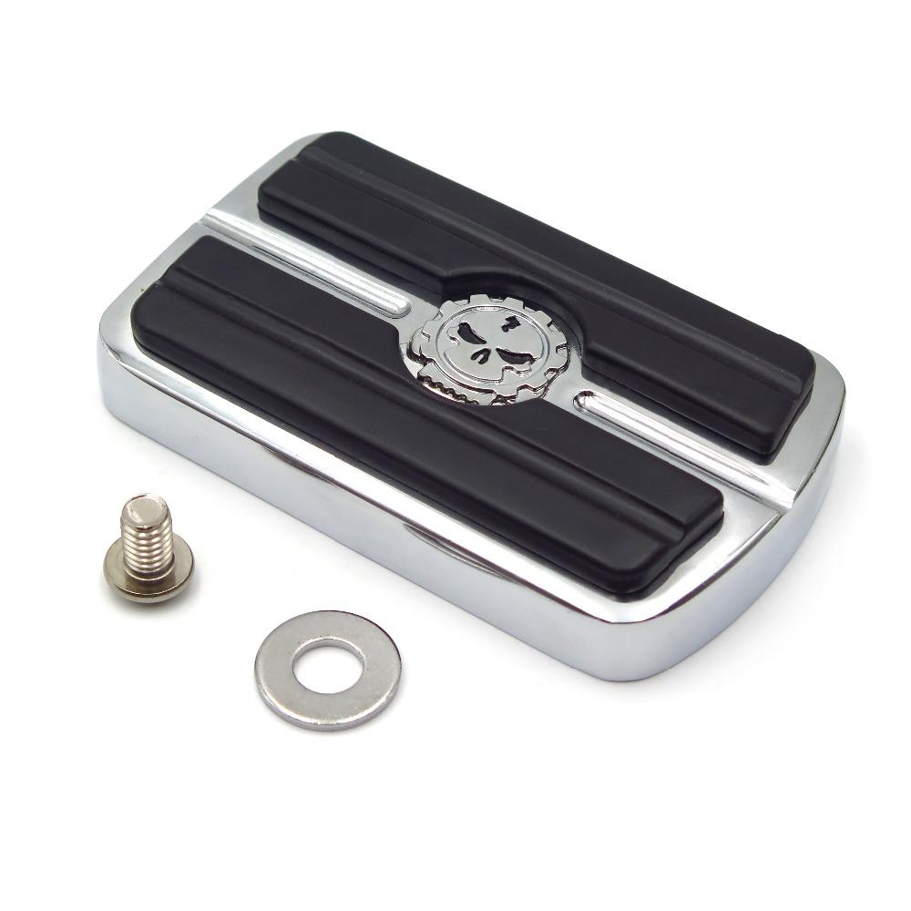 Запчасти для мотоциклов для Harley Davidson FLHTK Touring Softail педаль тормоза большая накладка для мальчиков FLSTF FLSTFB череп CVO Street Glide