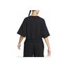 Nike Спортивная одежда City Utility Solid Logo Свободная футболка с коротким рукавом Женская футболка черного цвета DV8039-010