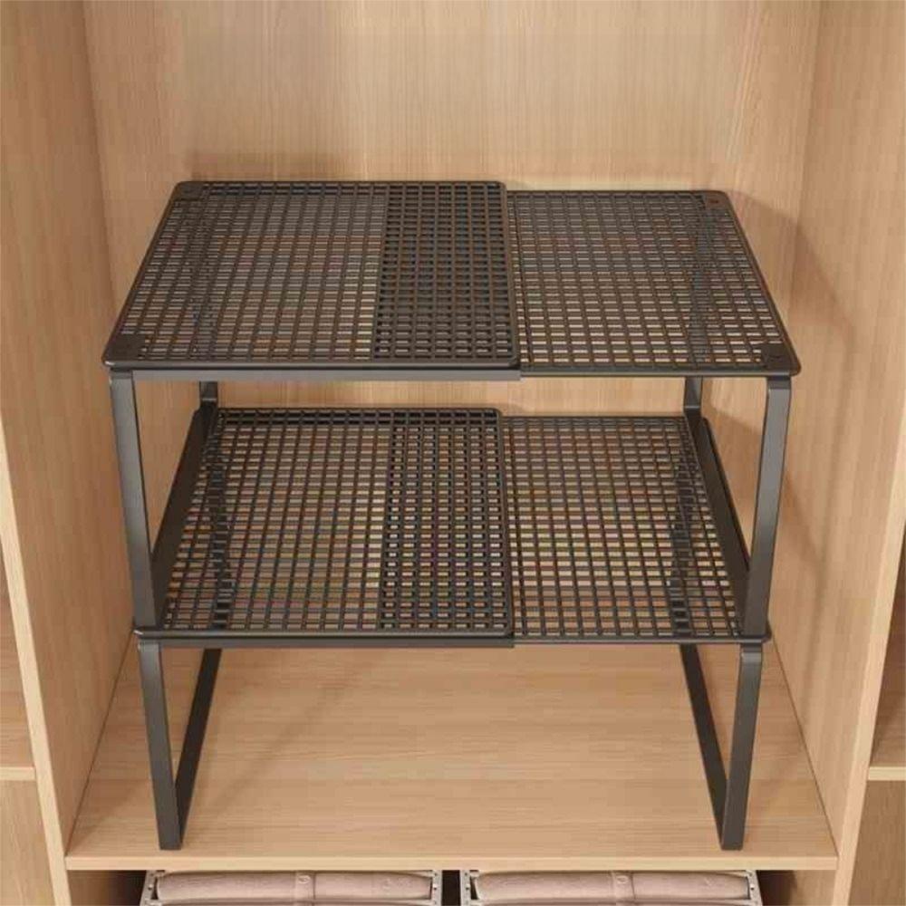 Регулируемая телескопическая полка для шкафа, многоуровневая перегородка, органайзер для шкафа, ванная комната