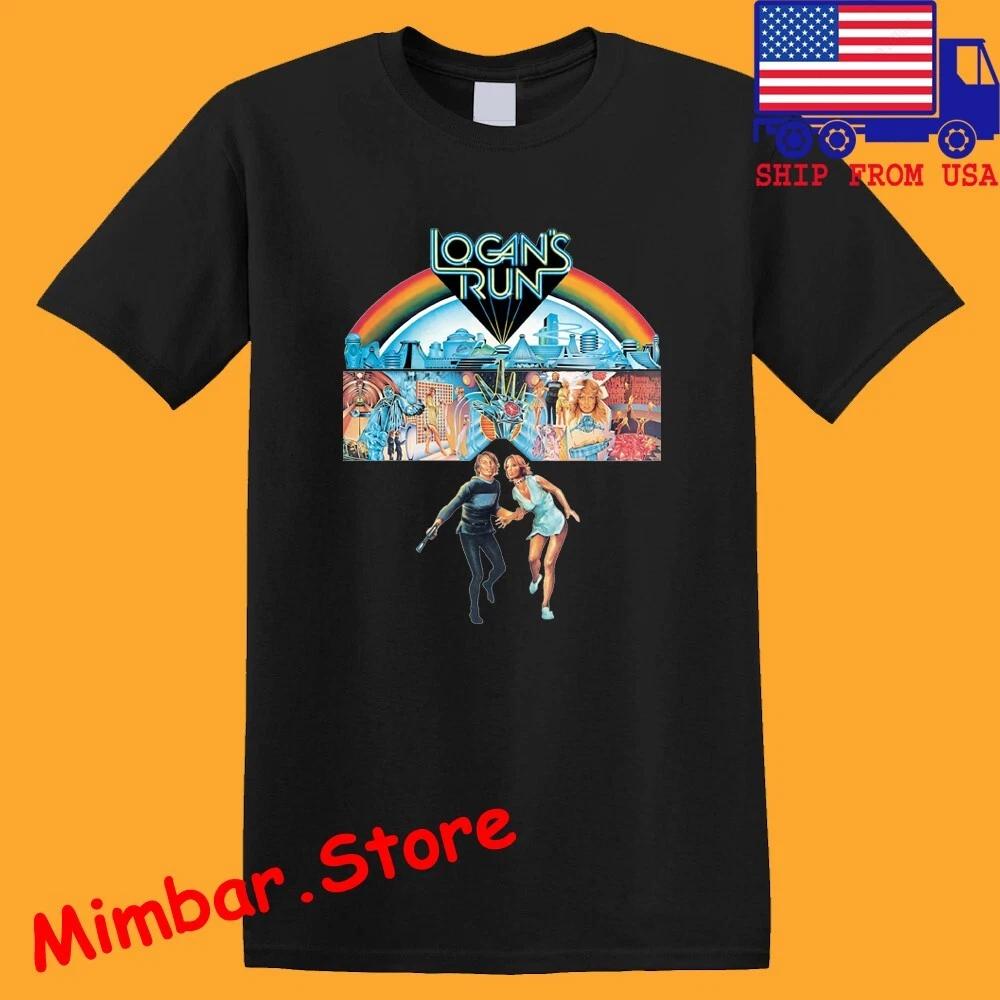 Logan's Run Sci-Fi Movie Men's Black Size S-5XL