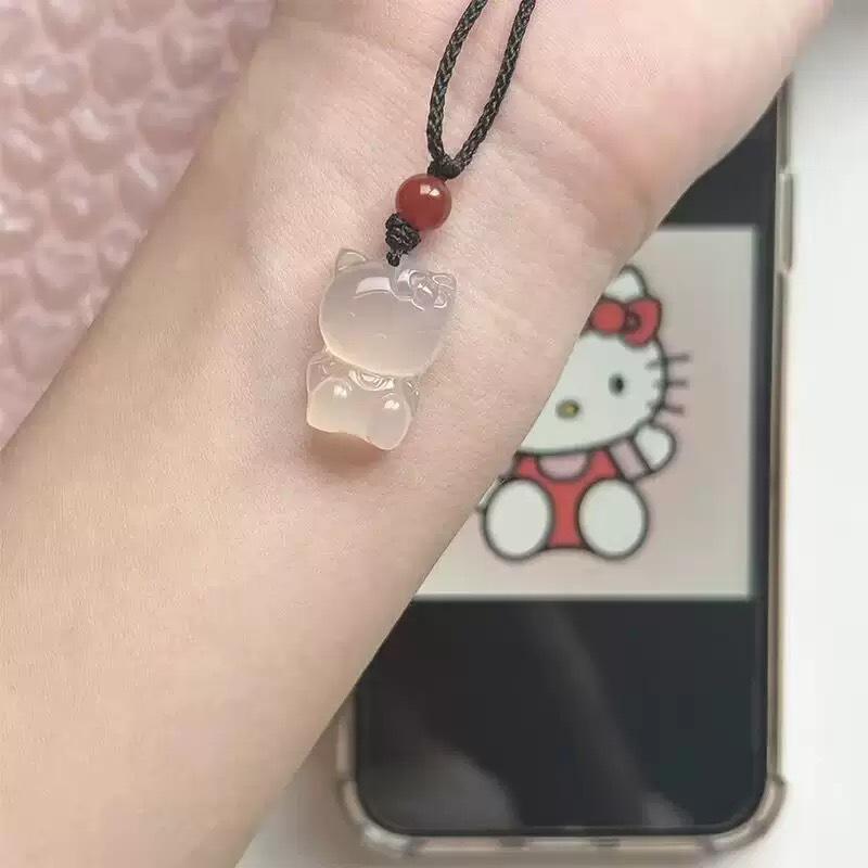 Модное плетеное нефритовое ожерелье с пряжкой безопасности для студентов и пар