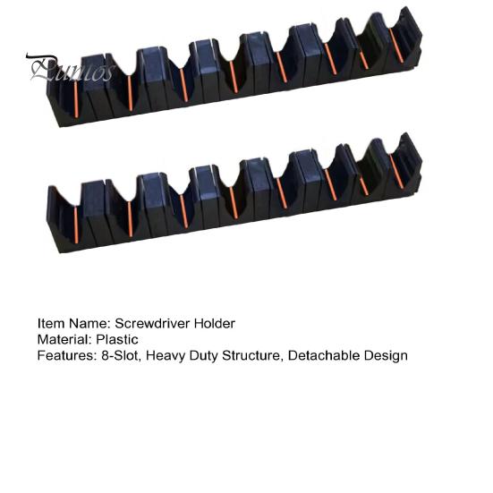 1/2 шт. Модульный органайзер для отверток, 8-слотовый, прочный, съемный, нескользящий, ящик для инструментов, полка для инструментов, держатель для гаечного ключа, отвертки, молотка, плоскогубцев, для хранения