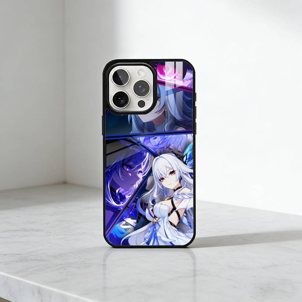 Чехол для телефона G-Genshin S-Skirk-k Для iPhone 17, 16, 15, 14, 13 Plus, Pro Max Магнитный Для беспроводной зарядки Magsafe