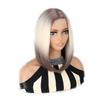 Straight Shoulder Length Bob Wigs Synthetic Natural Soft Hair Replacement Wigs For Women Girls For Daily Party Cosplay