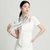 [Exquisite and Unique Handmade Crescent Edge] 100% Mulberry Silk Versatile Scarf for Women's Silk Scarf