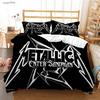 Casal Heavy Metal Band All Season Duvet Cover Comforter Bedding Sets Soft Quilt Cover and Pillowcases Single/Double/Queen/King