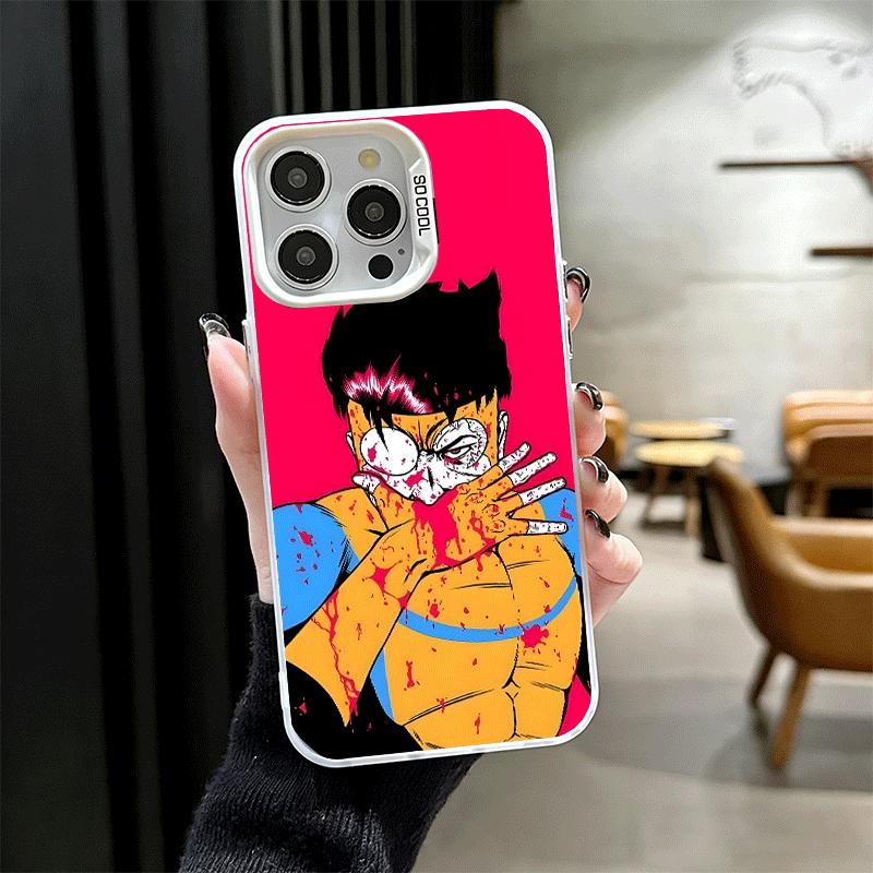 I-Invincible Anime Soft Phone Case for iPhone 15 16 17 Pro Max 17Air 16E 14 Plus 13 12 Mini Shockproof Cover Back Shell