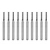 10 Pcs Carbide End Mill Engraving Bits Suitable for PCB and Various Materials