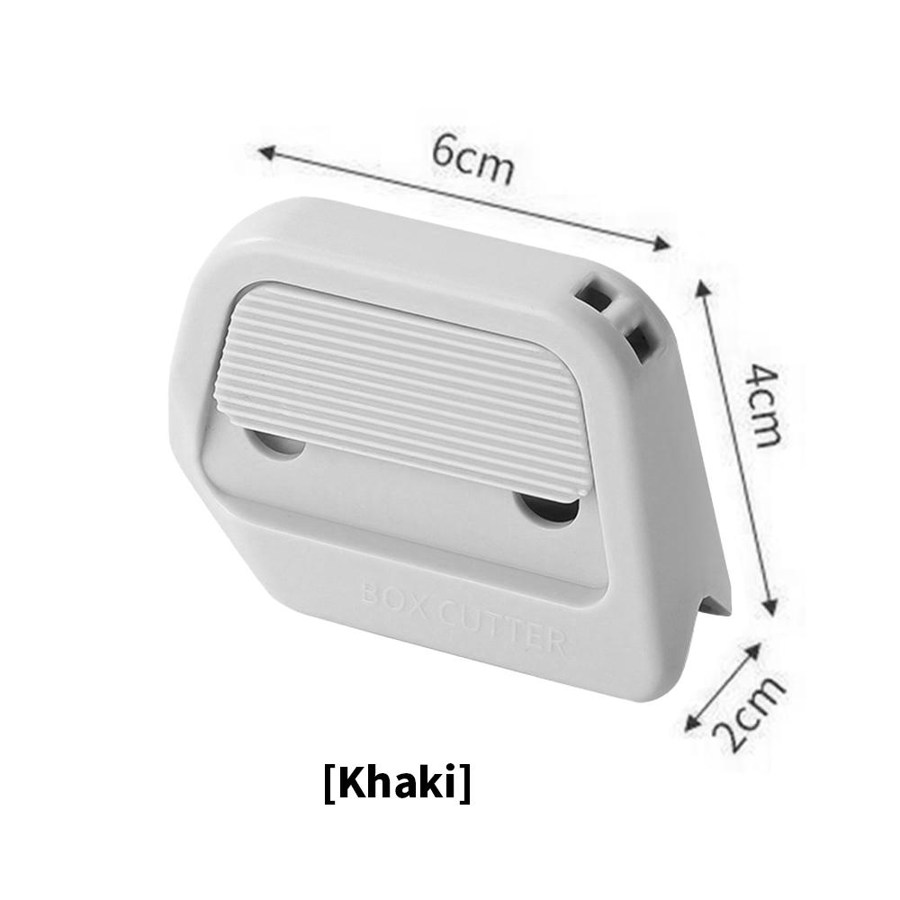 Magnetic Ceramic Cutter Retractable Cardboard Cutter Right Angle Groove Portable Safety Package Box for Home Offices Daily Use