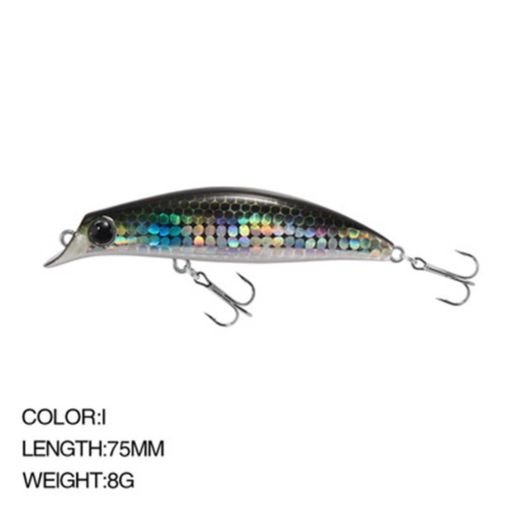 Multicolor Winter Fishing Crankbaits Useful Minnow Lures Long Casting Lure Fish Hooks Minnow Baits