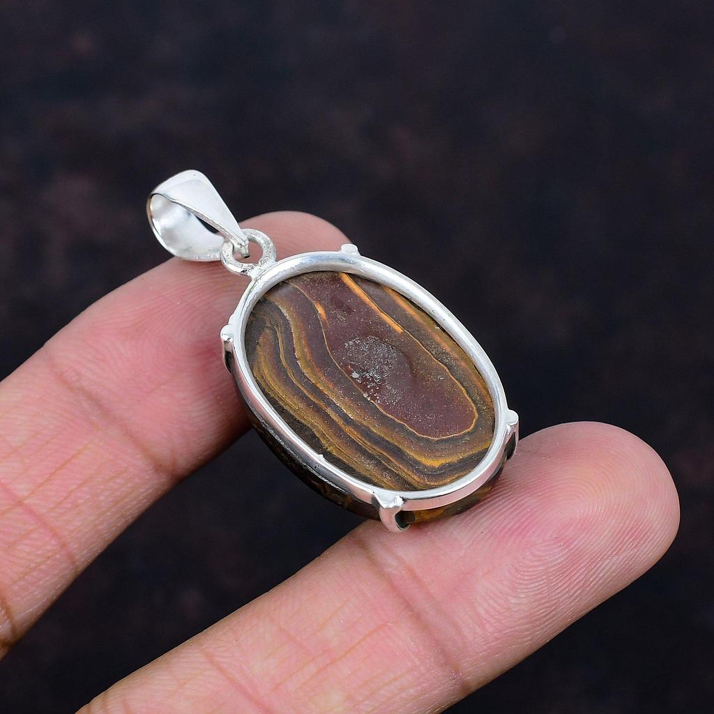 Подвеска из эфиопского опала в опале Боулдера, очень красивая подвеска из драгоценного камня, ручная работа, подвеска из стерлингового серебра 925 пробы, уникальная подвеска, подарки для мамы