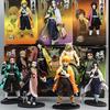 1-6 шт. Аниме Клинок, рассекающий демонов Kimetsu no Yaiba фигурка Камадо Танджиро Фигурка действия Агацума Зеницу Незуко Воин ПВХ Модель Игрушки