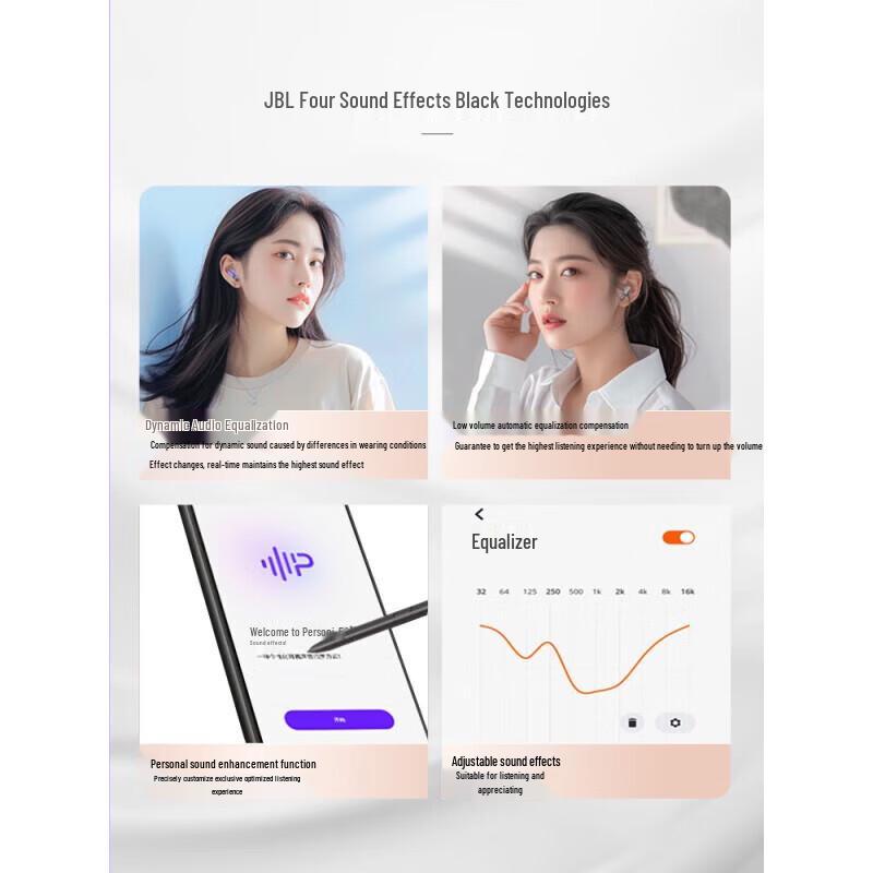 JBL LIVE BEAM 3 Беспроводные наушники с сенсорным экраном