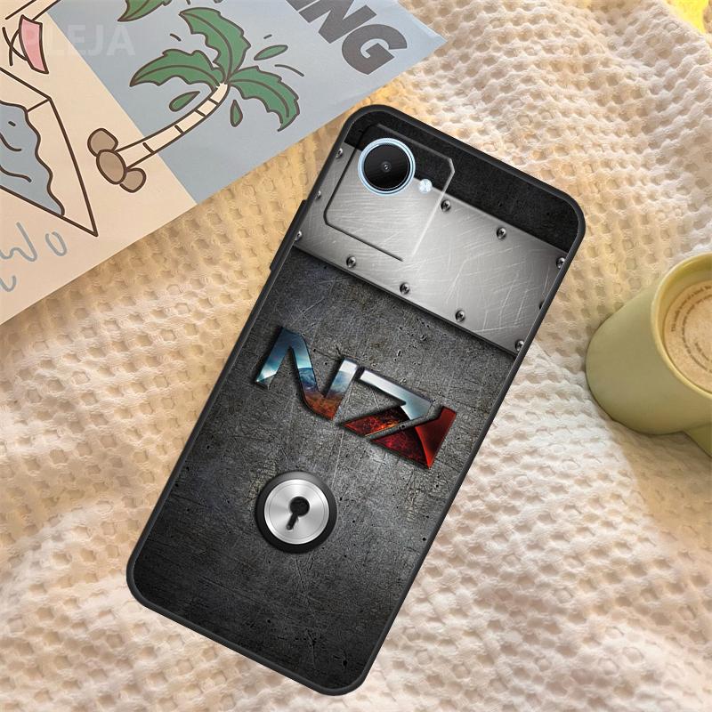 Чехол N7 Mass Effect для Realme GT6 GT7 Pro C67 C65 C63 C61 C55 C53 C51 C35 C71 C75 11 12 13 14 15 Pro Plus