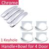 Для Volkswagen VW Jetta A4 Bora MK4 1998 ~ 2005 Хромированная дверная ручка, накладка, автомобильная крышка, аксессуары 1999 2000 2001 2002 2003