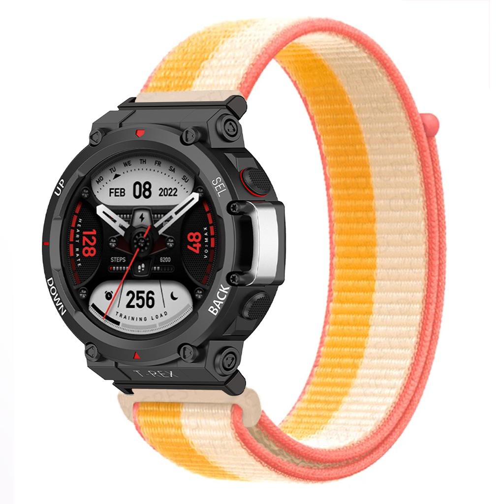 Нейлоновый ремешок-петля для умных часов Huami Amazfit T-REX 3/2, женский/мужской браслет для Amazfit T-Rex/T-Rex Pro, ремешок на запястье Correa