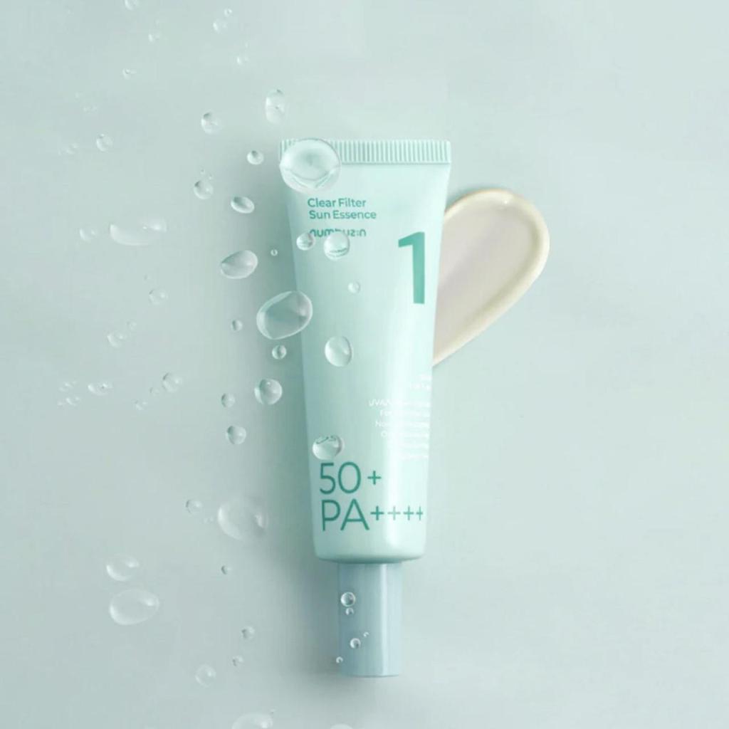 NUMBUZIN No.1 Clear Filter Sun Essence SPF50+ PA++++ 50ml, Sunscreen, KBeauty, Korean Cosmetics, Sample