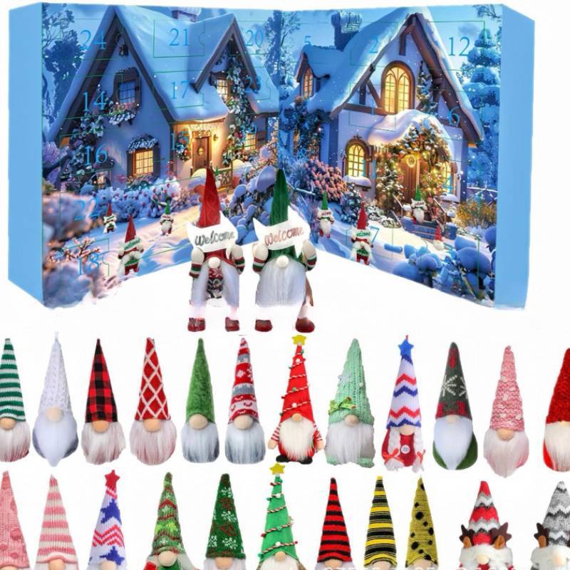 Christmas Gnome Advent Calendar Toy With Interactive Design For Family Fun And Child Development