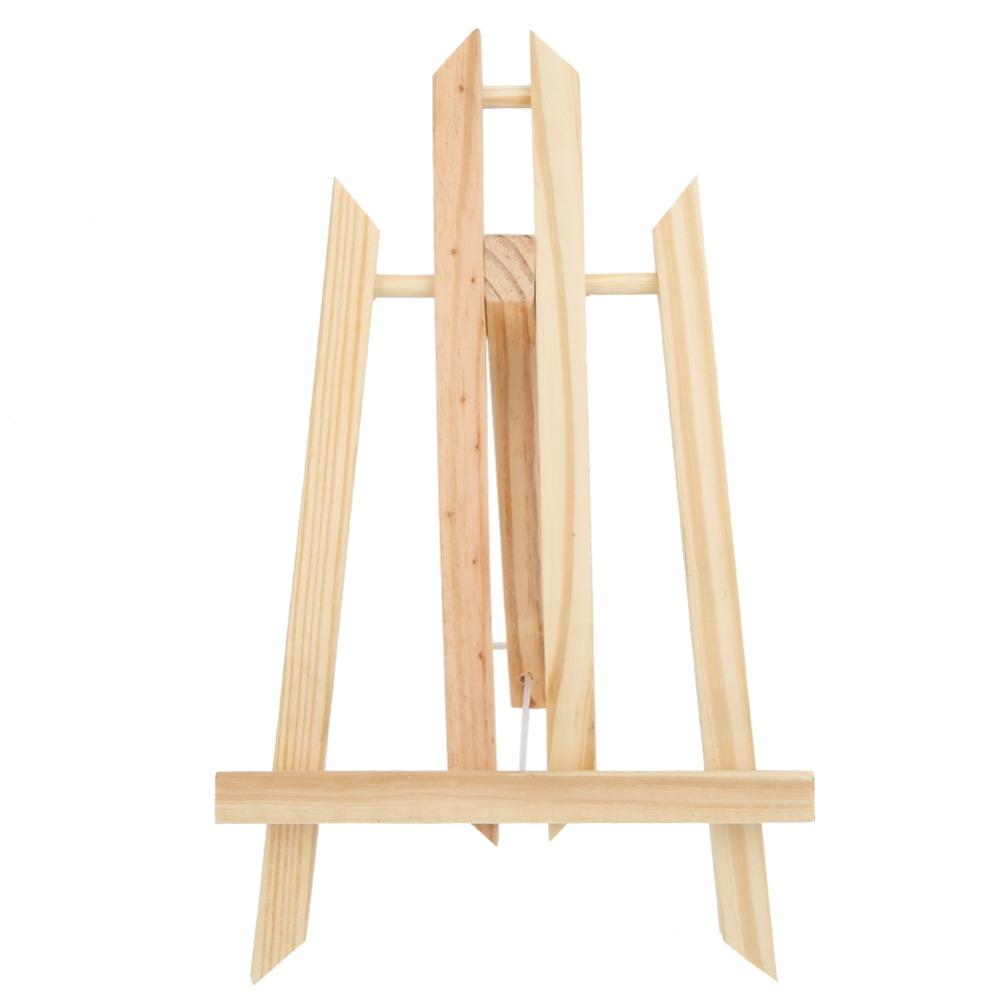 Foldable Wood Easel 28cm Table Easel Painting Holder Advertising Board Placement