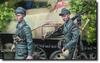 Darius Miniatures Вторая мировая война Немецкий панцергренадерский учебный полк Офицер и солдат Нормандия Смола DMF35102 1/35 Набор унтер-офицеров, 1944, 2 детали