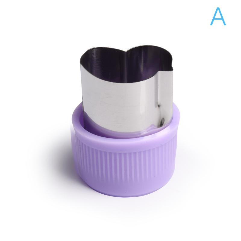 1Pc Vegetables Cutter Plastic Handle Stainless Fruit Cutting Die Kitchen Gadgets