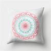 Elegant Boho Mandala Flower Square Cushion Cover For Stylish Home And Car Decoration