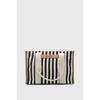 Women's Striped Linen Tote Bag