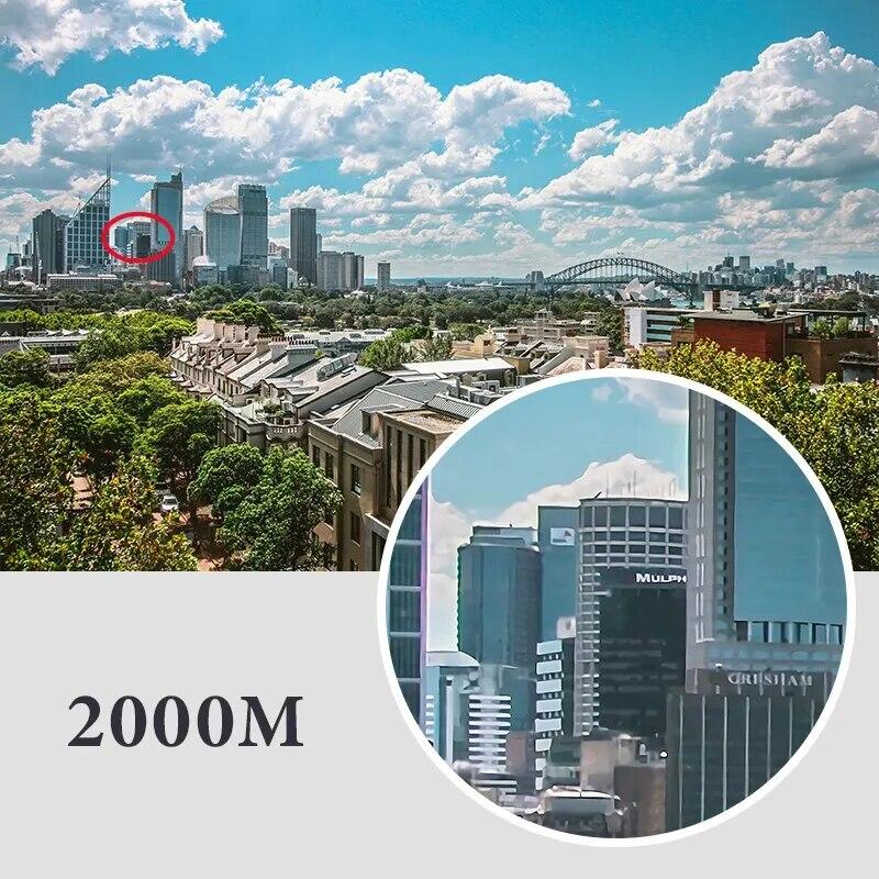 40x22 HD Мощный бинокль 2000 м складной мини-телескоп большой дальности BAK4 FMC оптика для охоты, спорта, отдыха на природе, кемпинга, путешествий