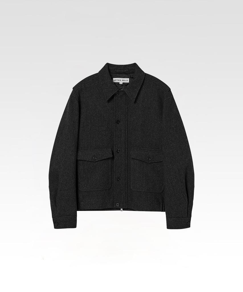 Afterpray Classic A-2 Wool Blouson Charcoal