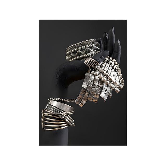 Африканский женский домашний фон, настенная живопись на холсте, золотые и серебряные украшения, ручная печать плакатов, картина для комнаты