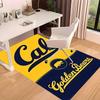 California Golden Bears Printed Absorbent Washable Carpet, Non-Slip Bathroom Mats, Kitchen Rugs, Yoga Mat,Living Room Entrance, Camping Picnic Rugs