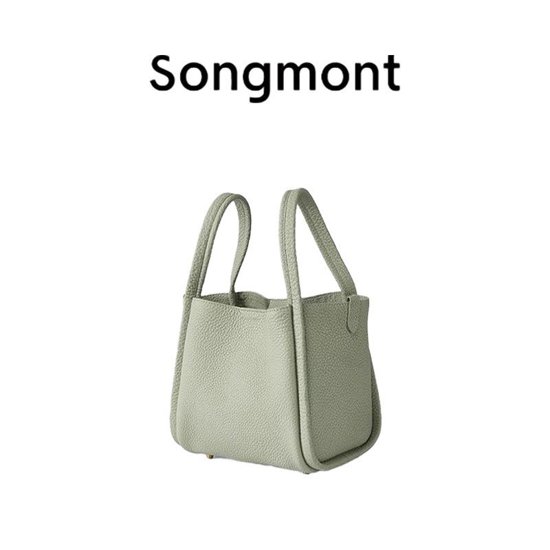 Сумка-ведро Songmont Mountain Pine Medium Cowhide Commuter Bucket Bag – вместительная, портативная и стильная