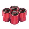4pcs ST Emblem Aluminum Car Styling Wheel Tire Valve Cap Dust Cover for Ford Fiesta Mondeo Fusion Kuga Edge Mustang Explorer RS