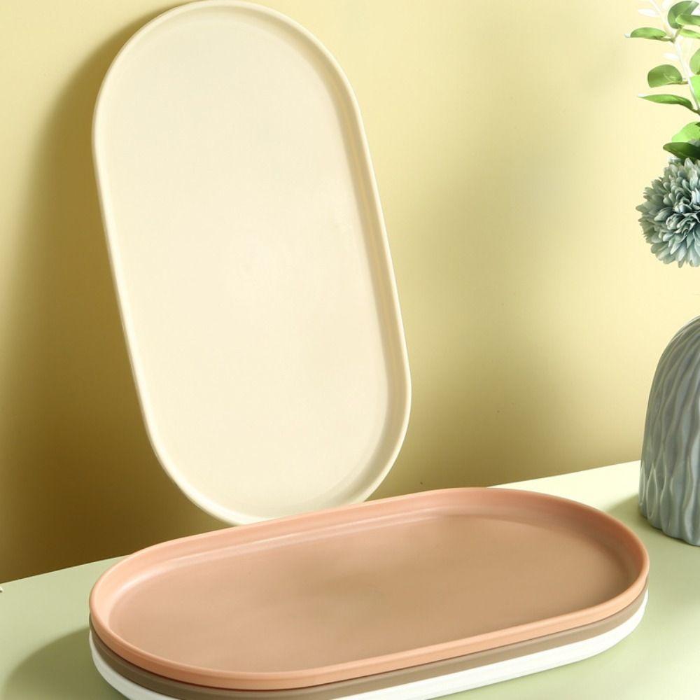 Пластиковый поднос для сервировки, овальное блюдо, кухонный органайзер, поднос для десертов, свадебная вечеринка