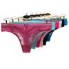 Women's Sexy G-string Thong Cotton Women Underwear Lace Panties Ladies Girls Knickers Lingerie 6 Pcs