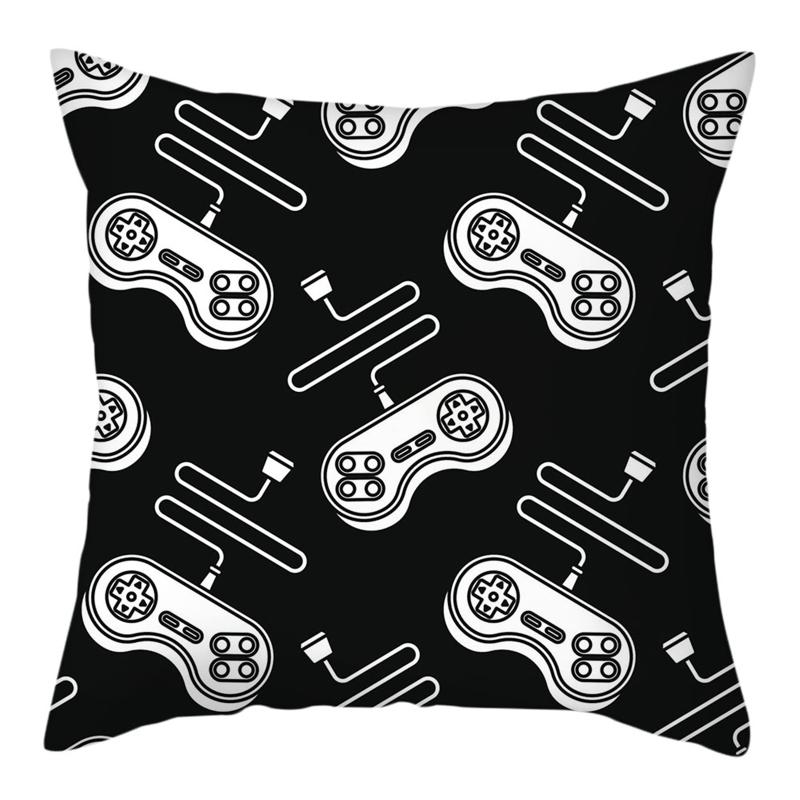 Новый чехол для подушки Game Lover, синий чехол для подушки с ручкой клавиатуры, гарнитура, наволочка, геймерское кресло, декор автомобиля, защита, наволочки на талию