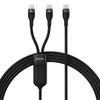 Baseus 100W Dual USB-C Fast Charge Cable 1.5m Black - Flash Series II